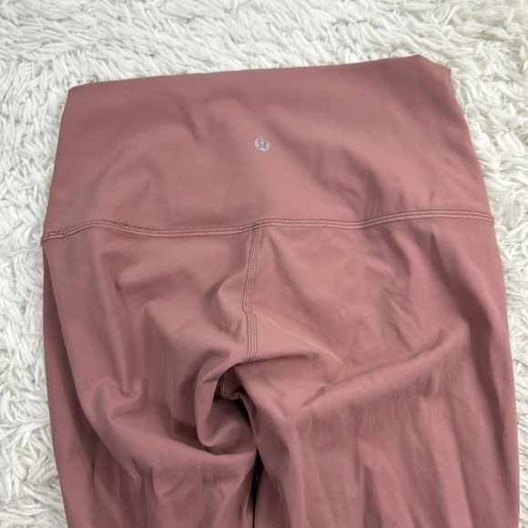 Lululemon Wunder Under HR Crop 23" *Updated Scallop Full-On Luxtreme Spiced Chai - Picture 7 of 8